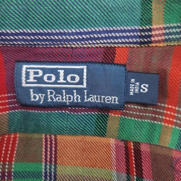 Polo Ralph Lauren Multi-Color Button-Up Shirt Size Small Preppy Cotton Shirt - Picture 6 of 10